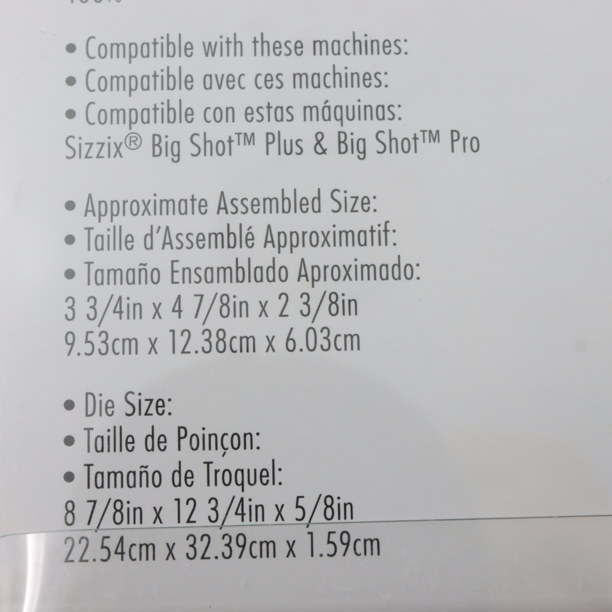 FUSTELLA SIZZIX PLUS 661984 ROSE BIGZ