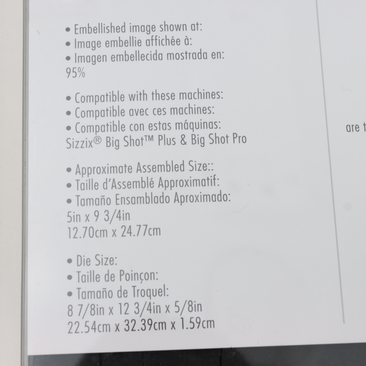 FUSTELLA SIZZIX PLUS 660914 CALZINO BIGZ