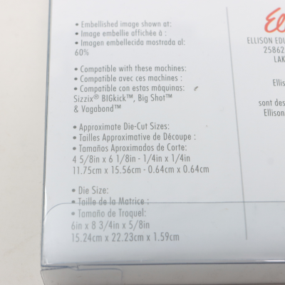 FUSTELLA SIZZIX 663352 ORSACCHIOTTO BIGZ L