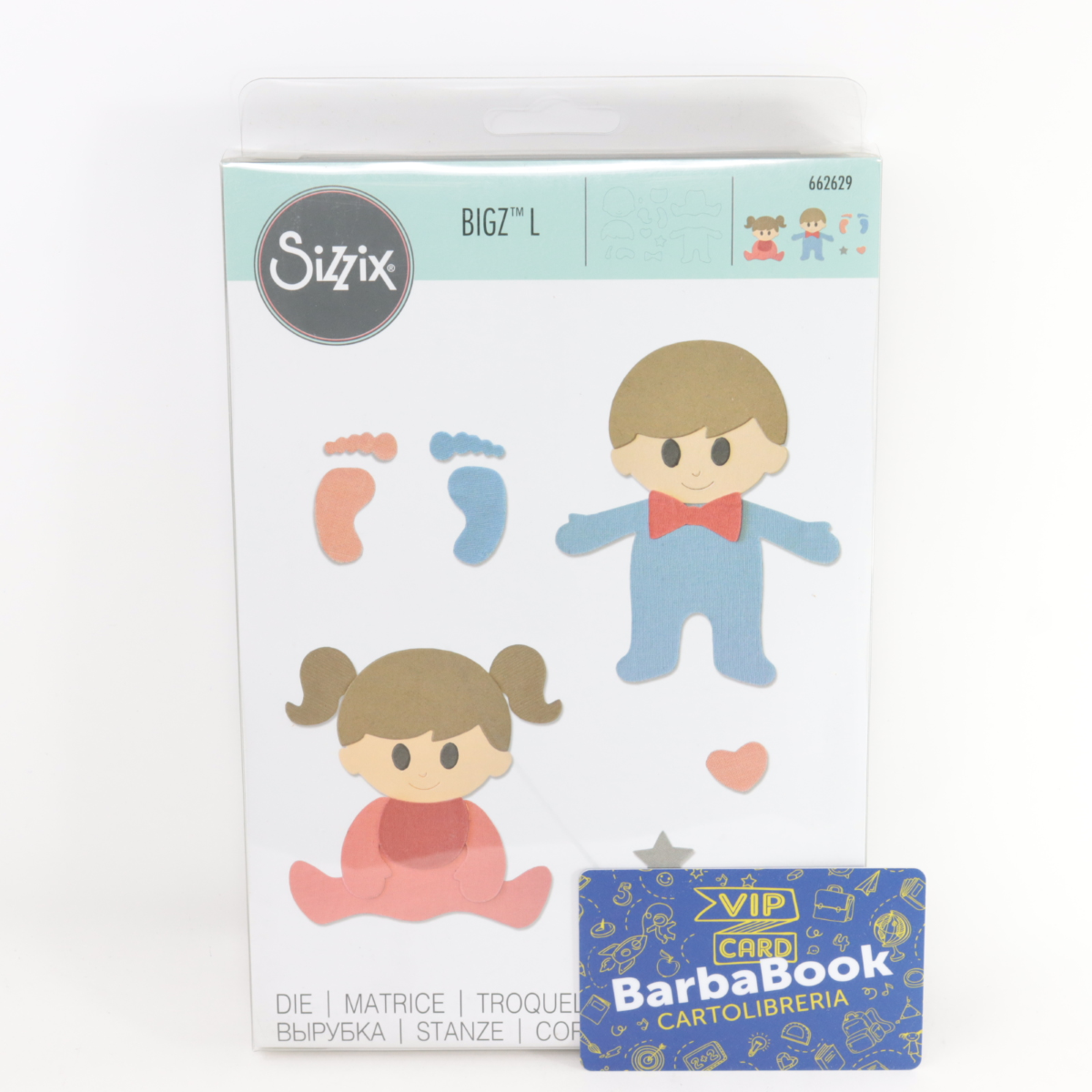 FUSTELLA SIZZIX 662629 BAMBINI BIGZ