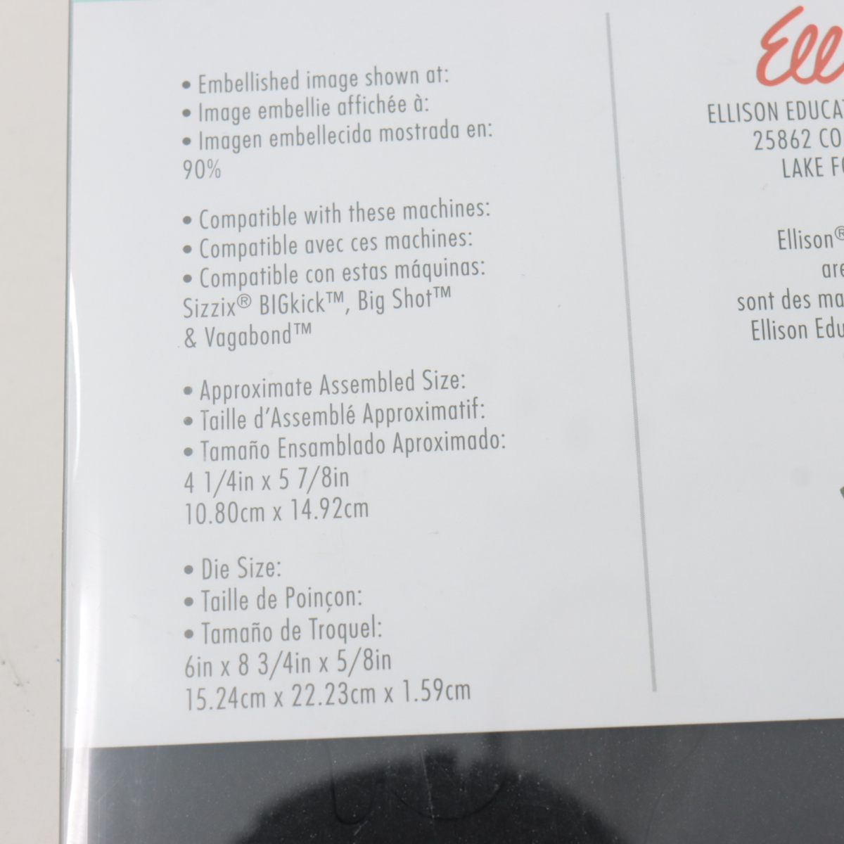 FUSTELLA SIZZIX 660084 PUPAZZO BIGZ L