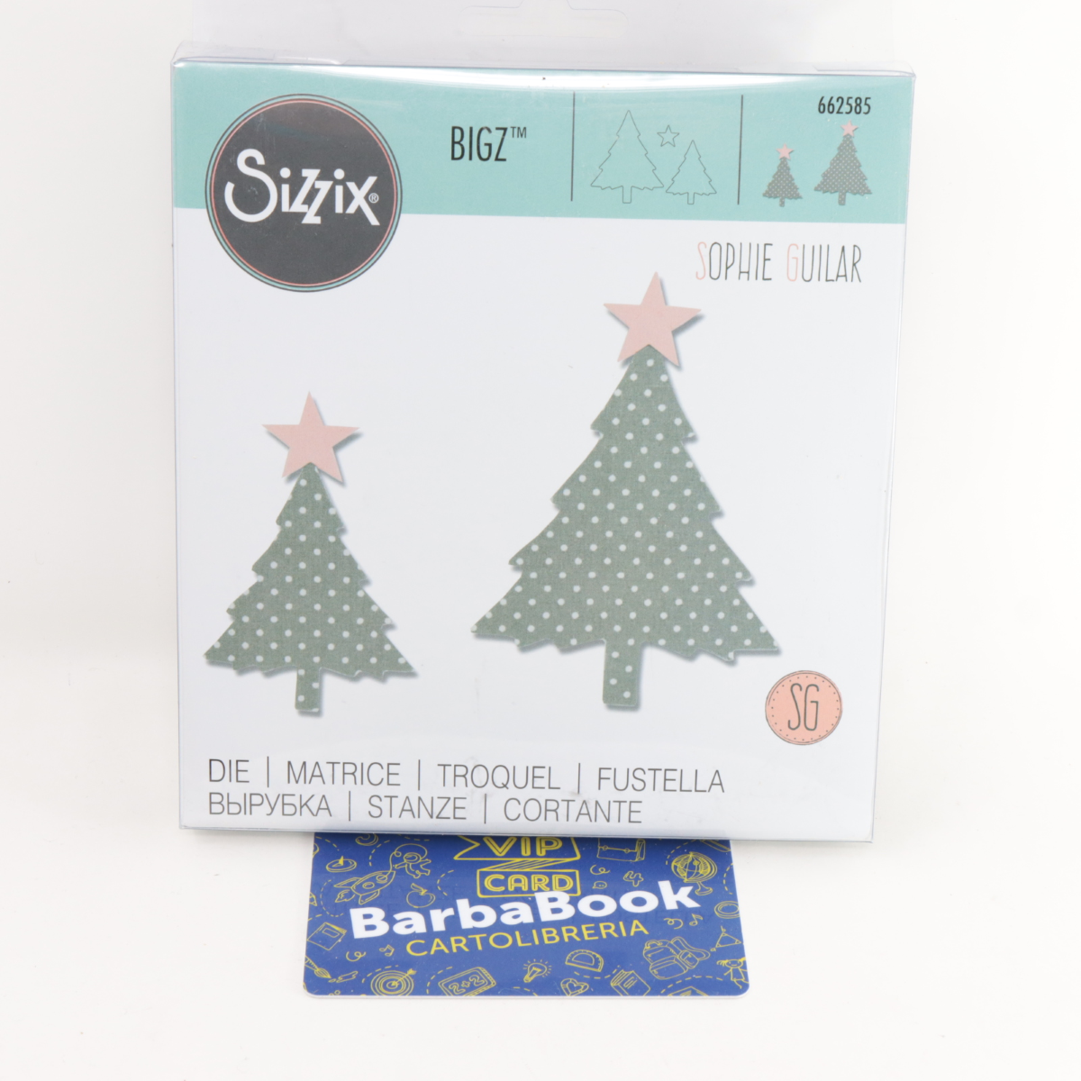 FUSTELLA SIZZIX 662585 ALBERELLO FIR TREE BY SOPHIE GUILAR BIGZ