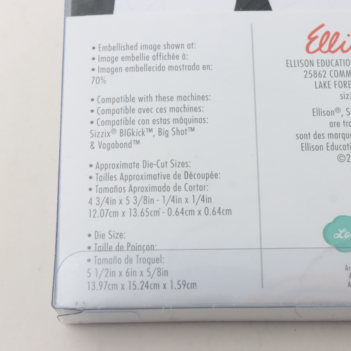 FUSTELLA SIZZIX 660774 VOLPE BIGZ