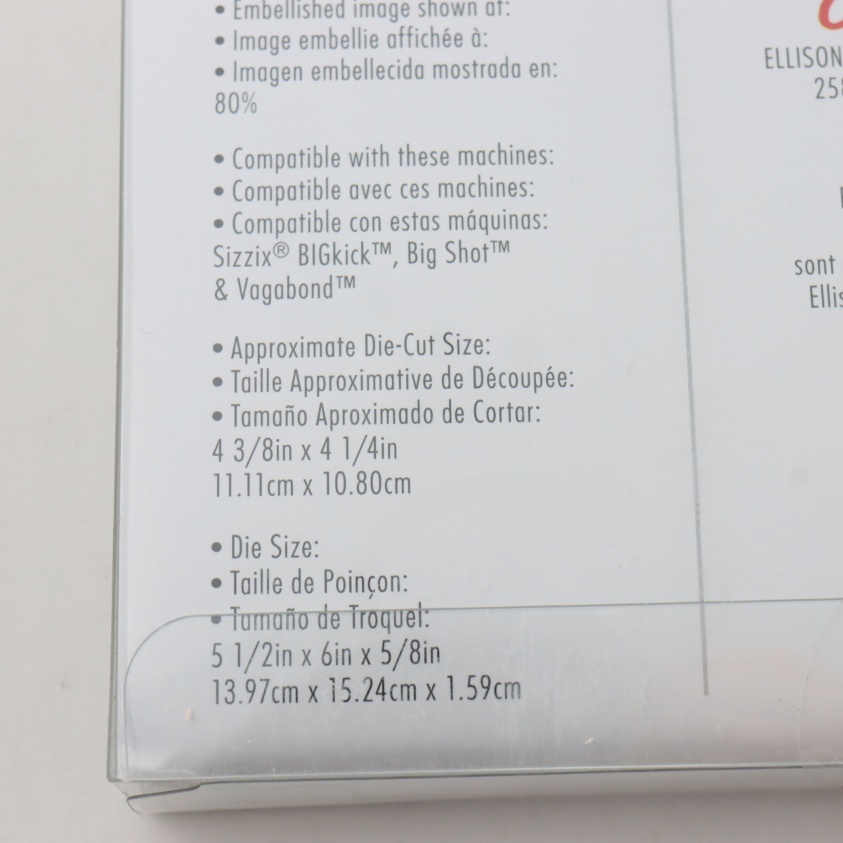 FUSTELLA SIZZIX 661753 CUORE BIGZ