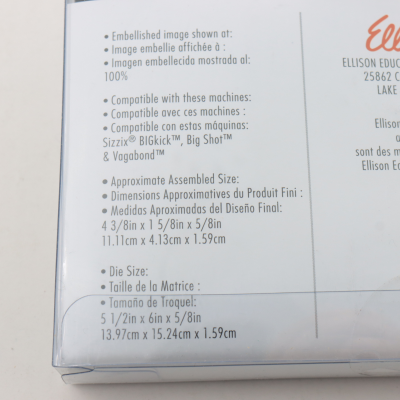 FUSTELLA SIZZIX 662604 FIOCCO DOUBLE BIGZ