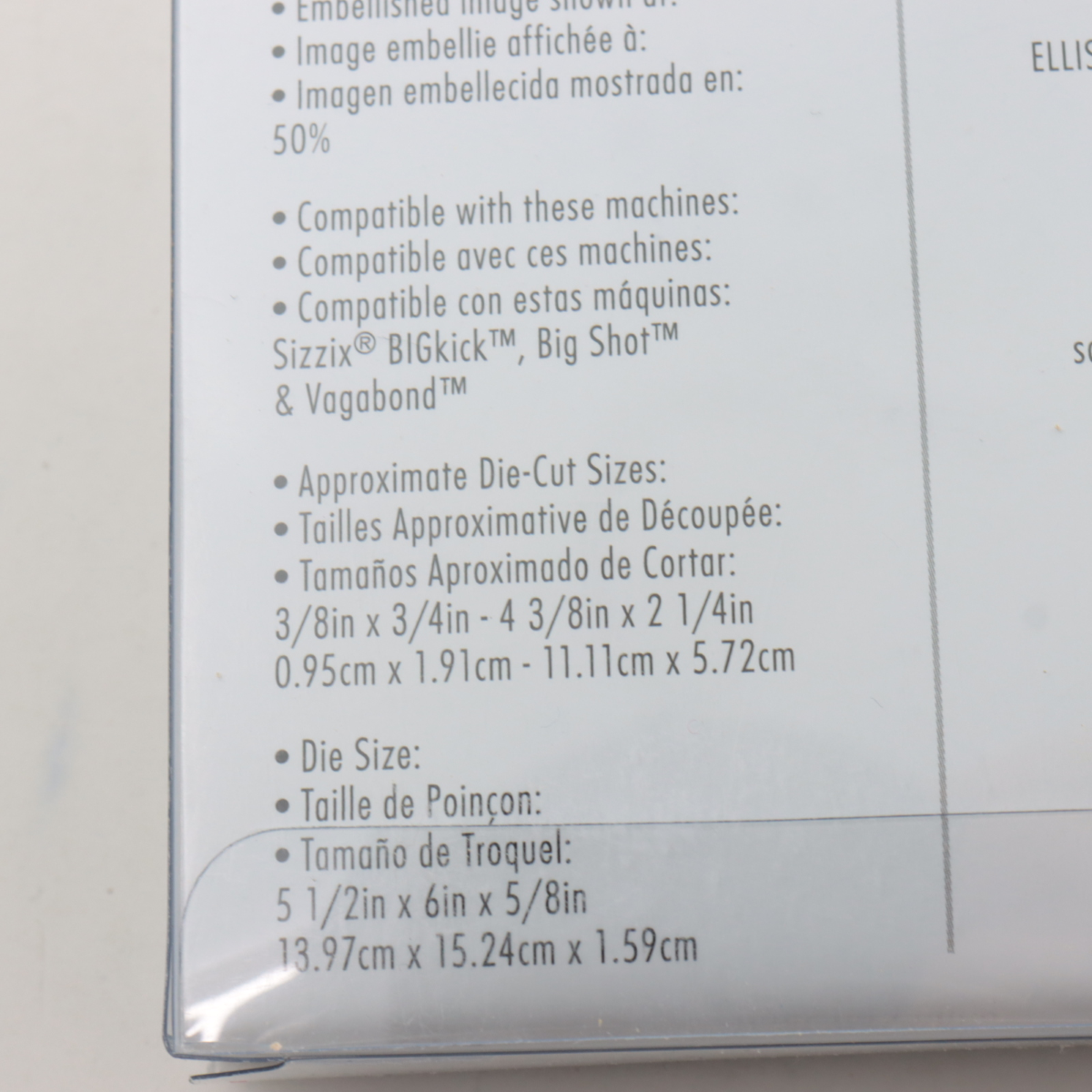 FUSTELLA SIZZIX 661380 GIORNI NUVOLOSI BIGZ