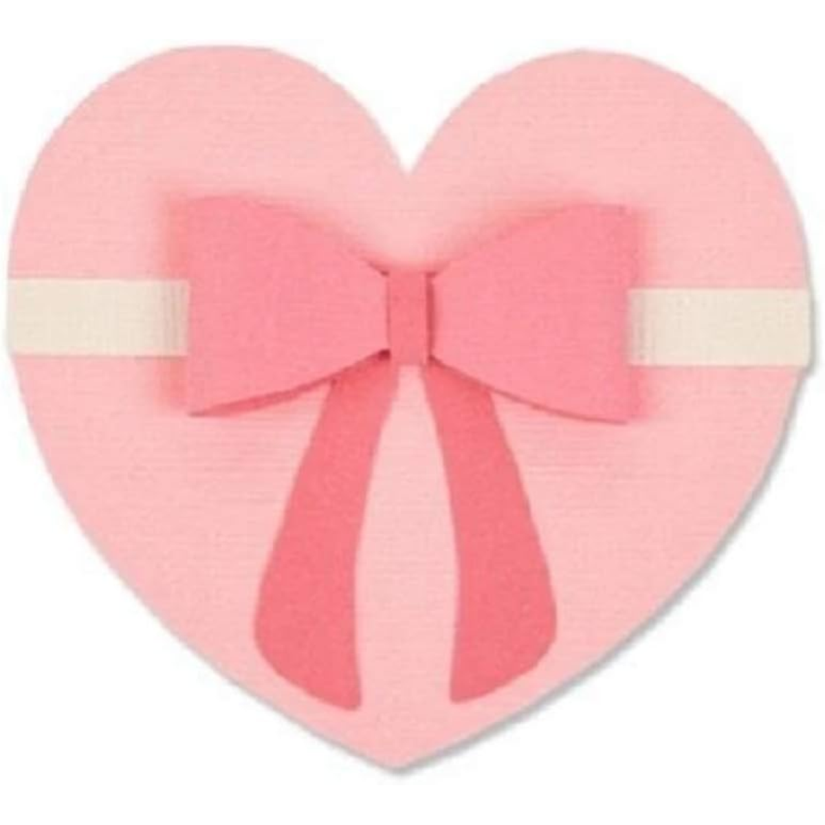 FUSTELLA SIZZIX 663301 CUORE CON FIOCCO BIGZ