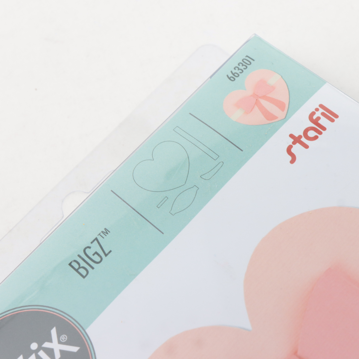 FUSTELLA SIZZIX 663301 CUORE CON FIOCCO BIGZ