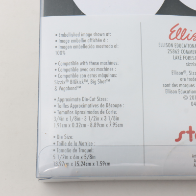 FUSTELLA SIZZIX 663301 CUORE CON FIOCCO BIGZ