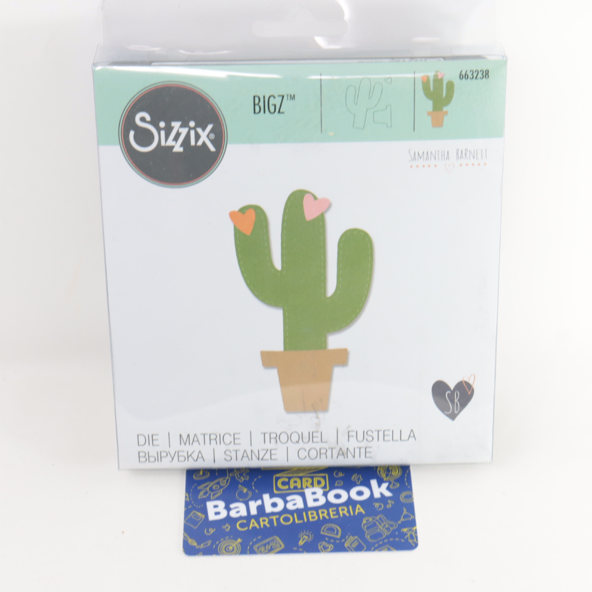 FUSTELLA SIZZIX 663238 CACTUS BY SAMANTHA BARNETT BIGZ