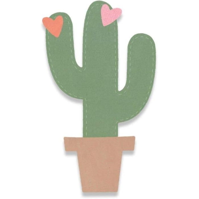 FUSTELLA SIZZIX 663238 CACTUS BY SAMANTHA BARNETT BIGZ