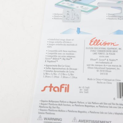 FUSTELLA SIZZIX 663302 AUGURI BUON COMPLEANNO THINLITS