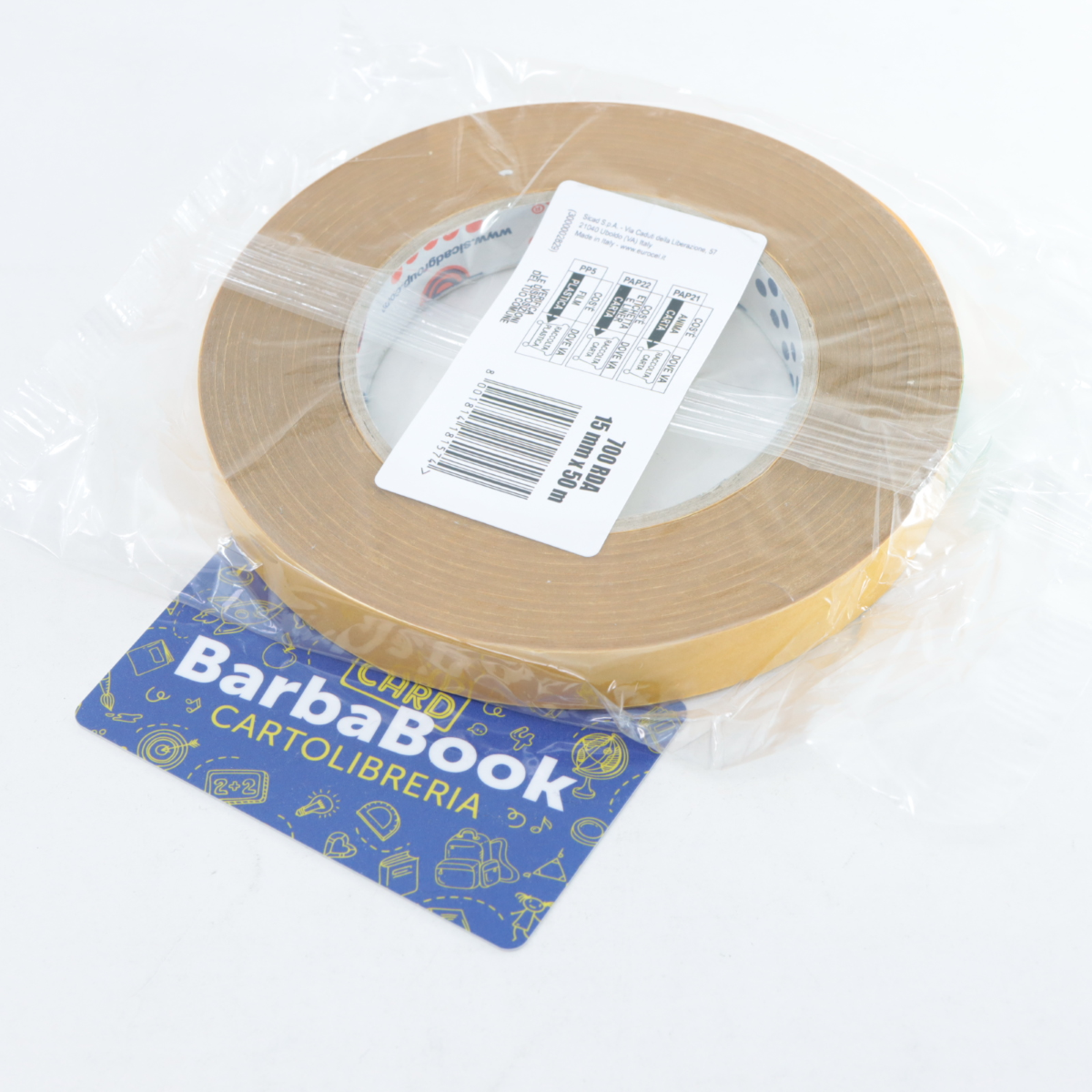 NASTRO BIADESIVO MM. 15 X 50 MT. EUROCEL ART. 700RDA