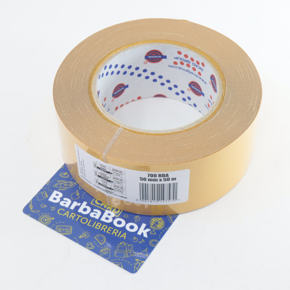 NASTRO BIADESIVO MM. 50 X 50 MT. EUROCELL ART. 700RDA