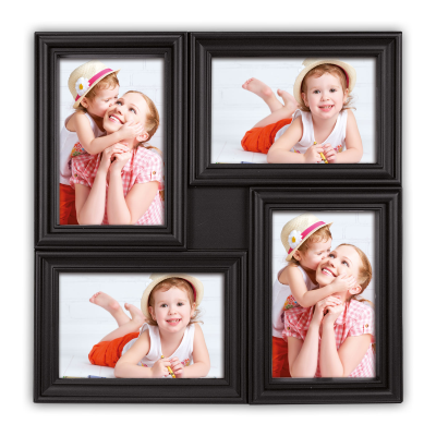CORNICE QUADRUPLA MALAGA BLACK CM. 4 X 10 X 15 ART. H032B