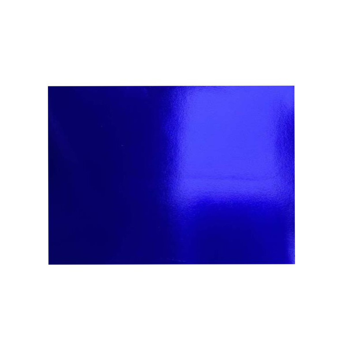 SET 10 PEZZI CARTONCINO BRISTOL METALLIZZATO CM. 50 X 65 FABRIANO BLU