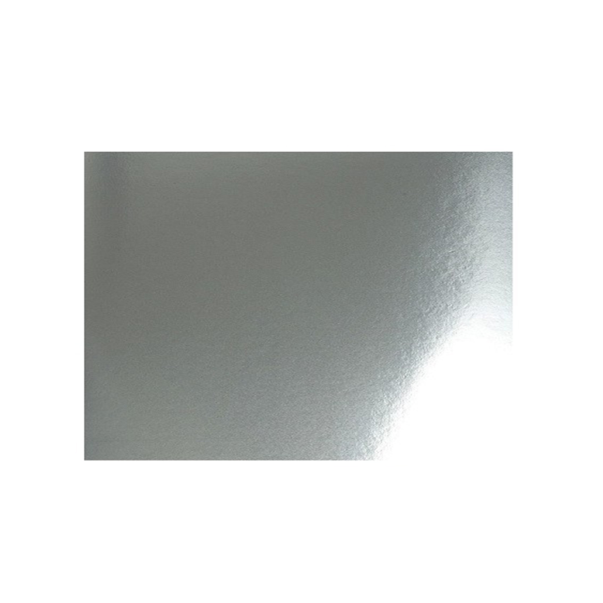 SET 10 PEZZI CARTONCINO BRISTOL METALLIZZATO CM. 50 X 65 FABRIANO ARGENTO
