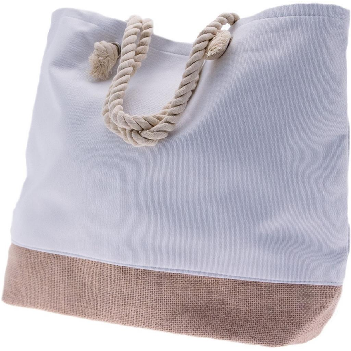 BORSA MARE IUTA + CANOVACCIO BIANCO STAFIL ART. 730915-06