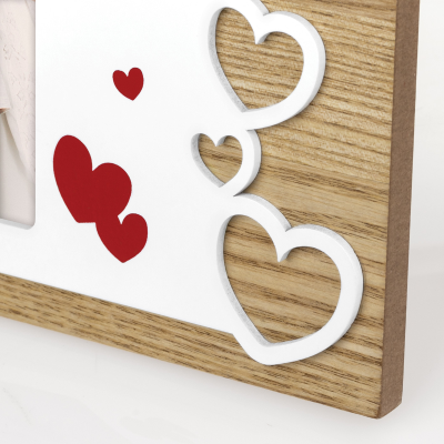 CORNICE CUORI MOD. GIORGIA V CM. 10 X 15 ART. WH2846