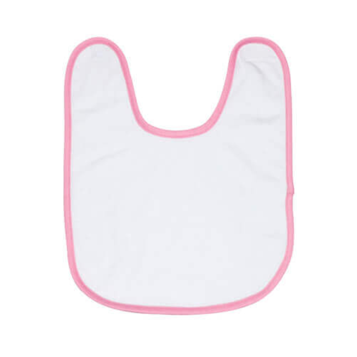 BAVAGLINO BIMBA CHIUSURA IN VELCRO BORDO ROSA PERSONALIZZATO