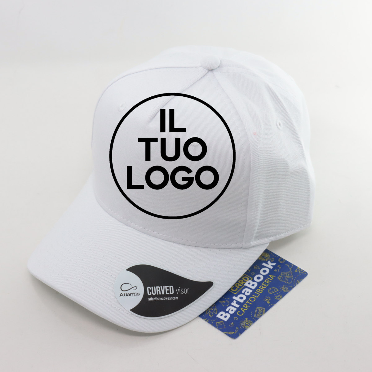 CAPPELLO SHOT ATLANTIS PERSONALIZZATO BIANCO 