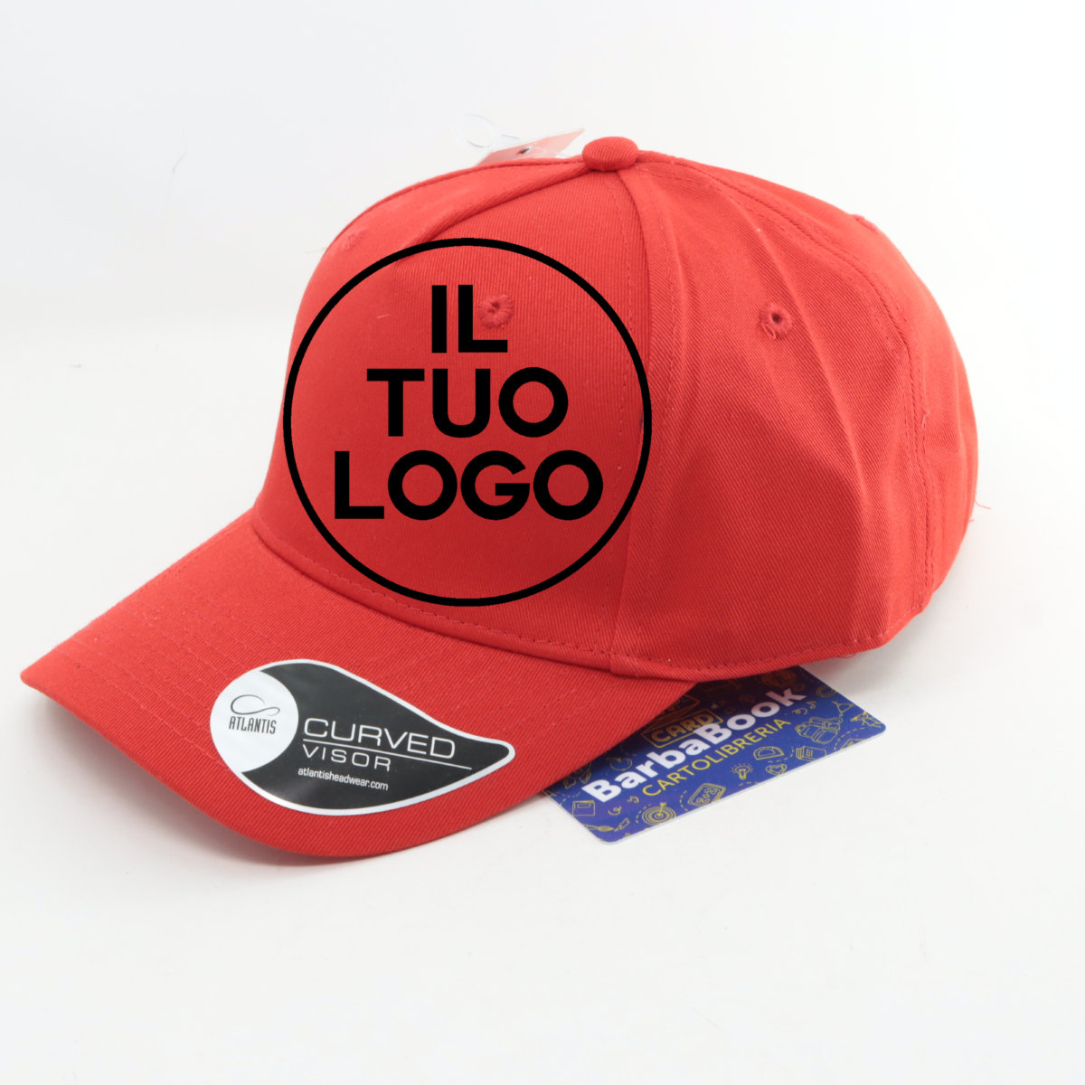 CAPPELLO SHOT ATLANTIS ROSSO PERSONALIZZATO