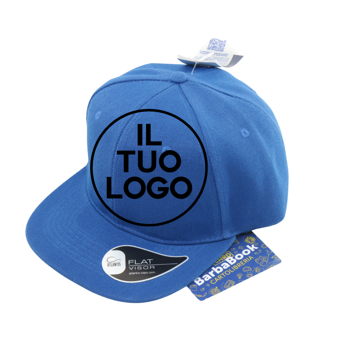 CAPPELLO SNAP BACK ATLANTIS ROYAL BLU PERSONALIZZATO