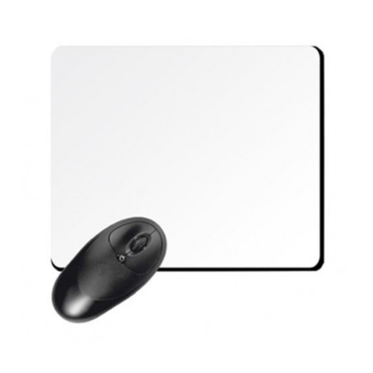 TAPPETINO MOUSE BIANCO GOMMA NERA ART. MA14