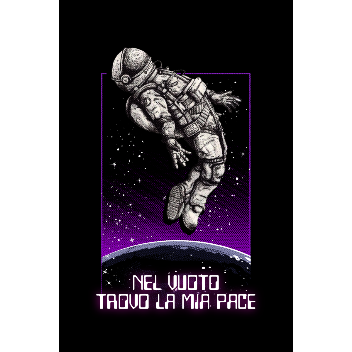 T-SHIRT M/C CLASSIC UNISEX ART. ST2000 NEL VUOTO TROVO LA MIA PACE S