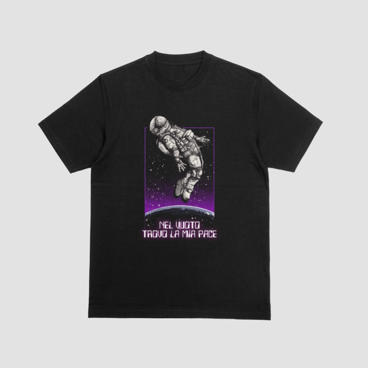 T-SHIRT M/C CLASSIC UNISEX ART. ST2000 NEL VUOTO TROVO LA MIA PACE M