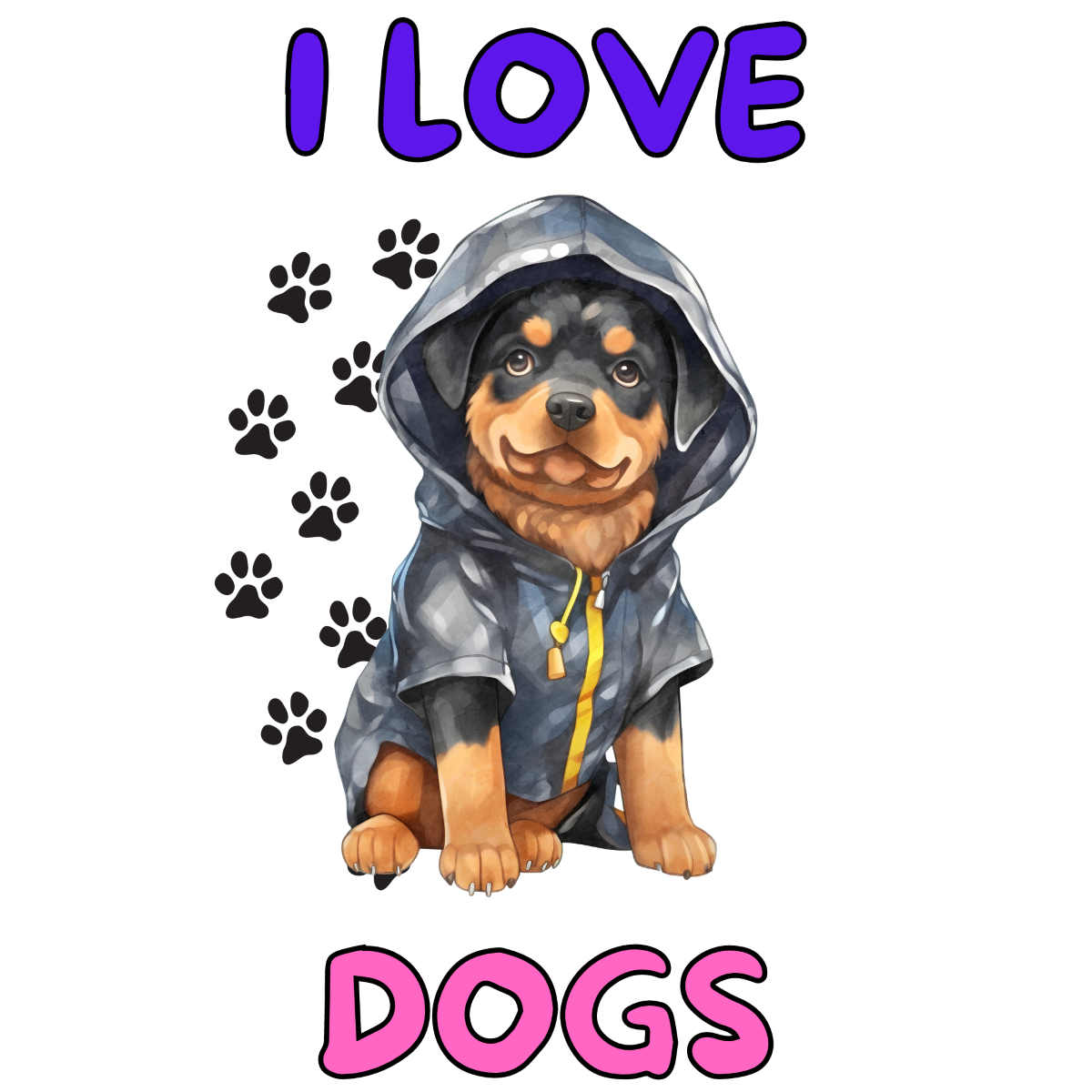 T-SHIRT M/C CLASSIC-T FITTED DONNA ART. ST2600 I LOVE DOGS M