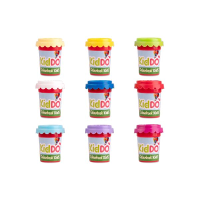 SET 9 VASETTI PASTA MODELLABILE KIDDO' COL24033