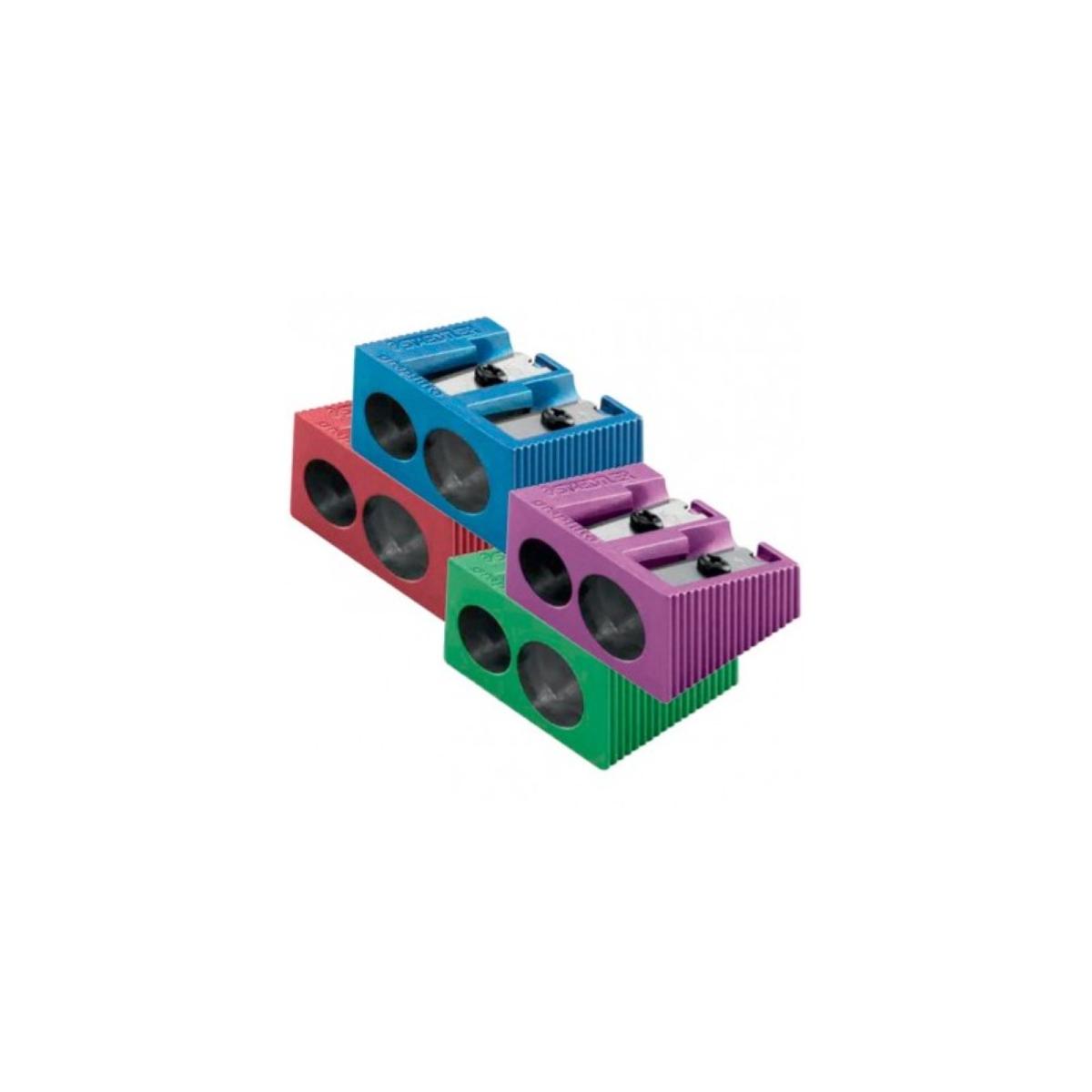 TEMPERAMATITE 2 FORI METALLO COLORATO STAEDTLER 510 20 PR2