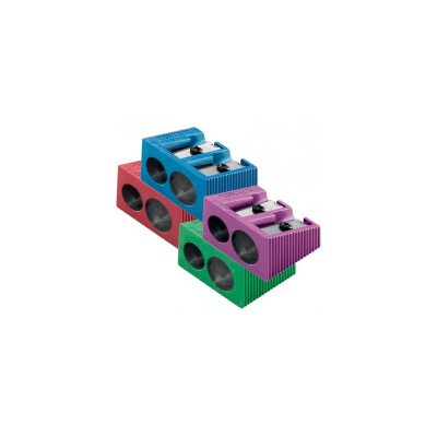 TEMPERAMATITE 2 FORI METALLO COLORATO STAEDTLER 510 20 PR2