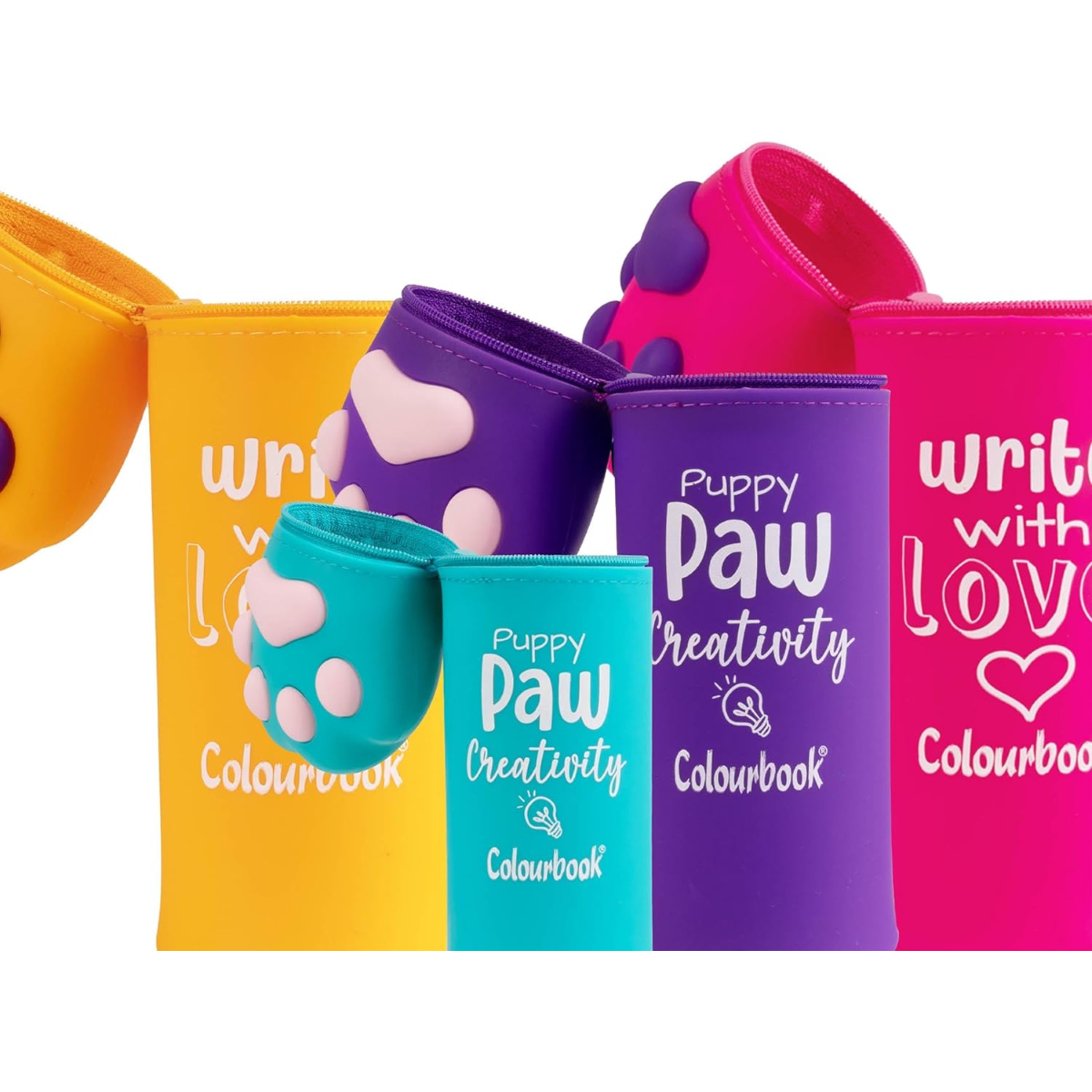 ASTUCCIO BUSTINA PORTAPENNE GOMMY PAW COLOURBOOK TURCHESE