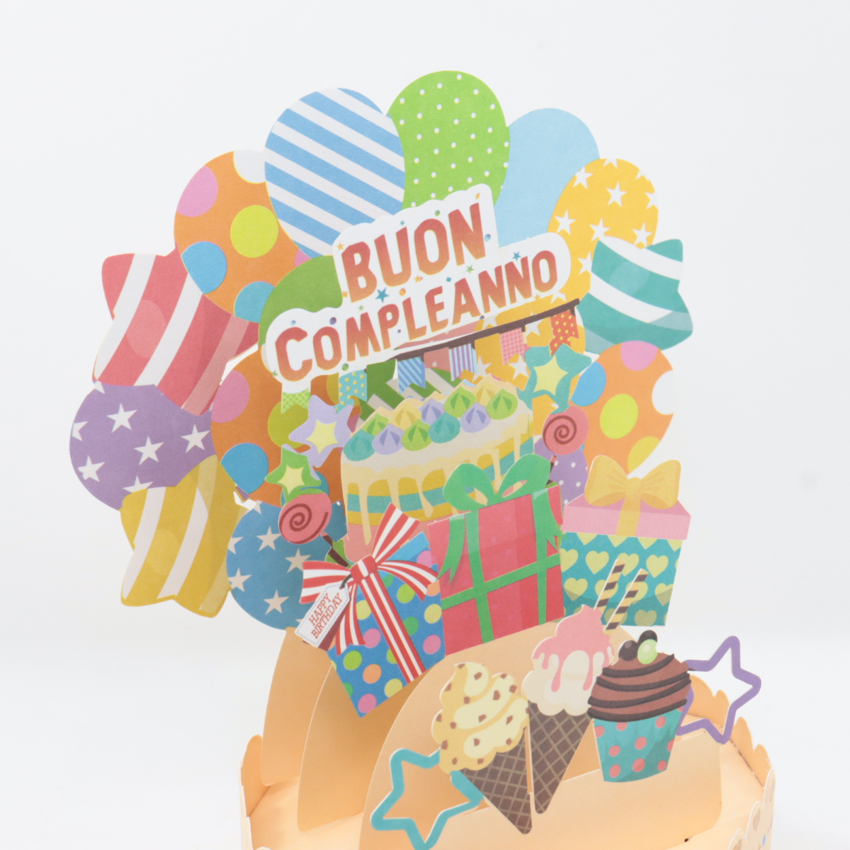 BIGLIETTO AUGURI COMPLEANNO CON BUSTA TRIDIMENSIONALE 72039