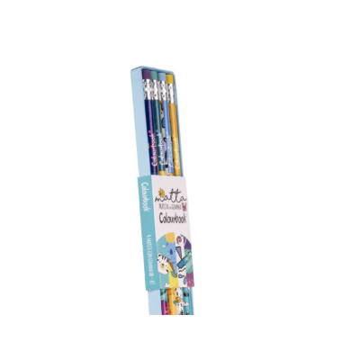 SET 4 MATITE HB MATTA COLOURBOOK KIDS
