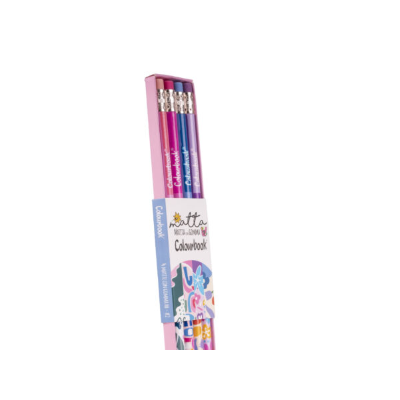 SET 4 MATITE HB MATTA COLOURBOOK DOODLE