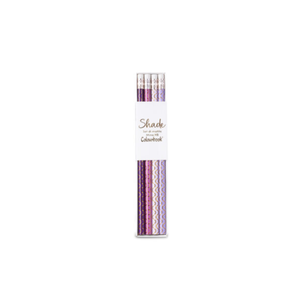 SET 4 MATITE HB SHADE COLOURBOOK ORCHIDEA