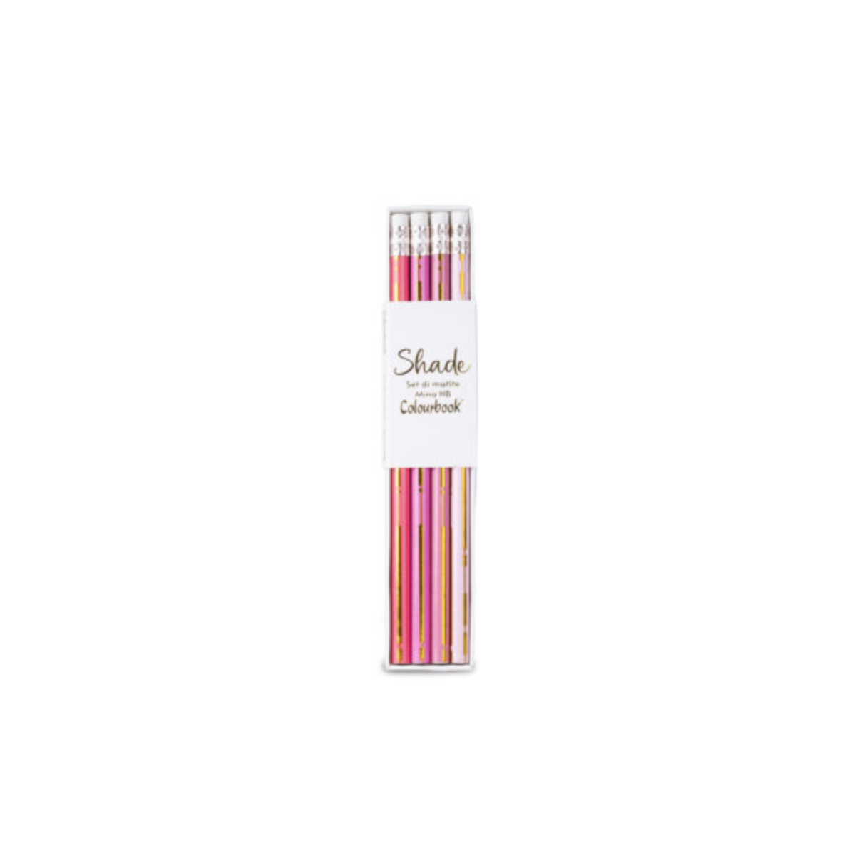 SET 4 MATITE HB SHADE COLOURBOOK LAVANDA
