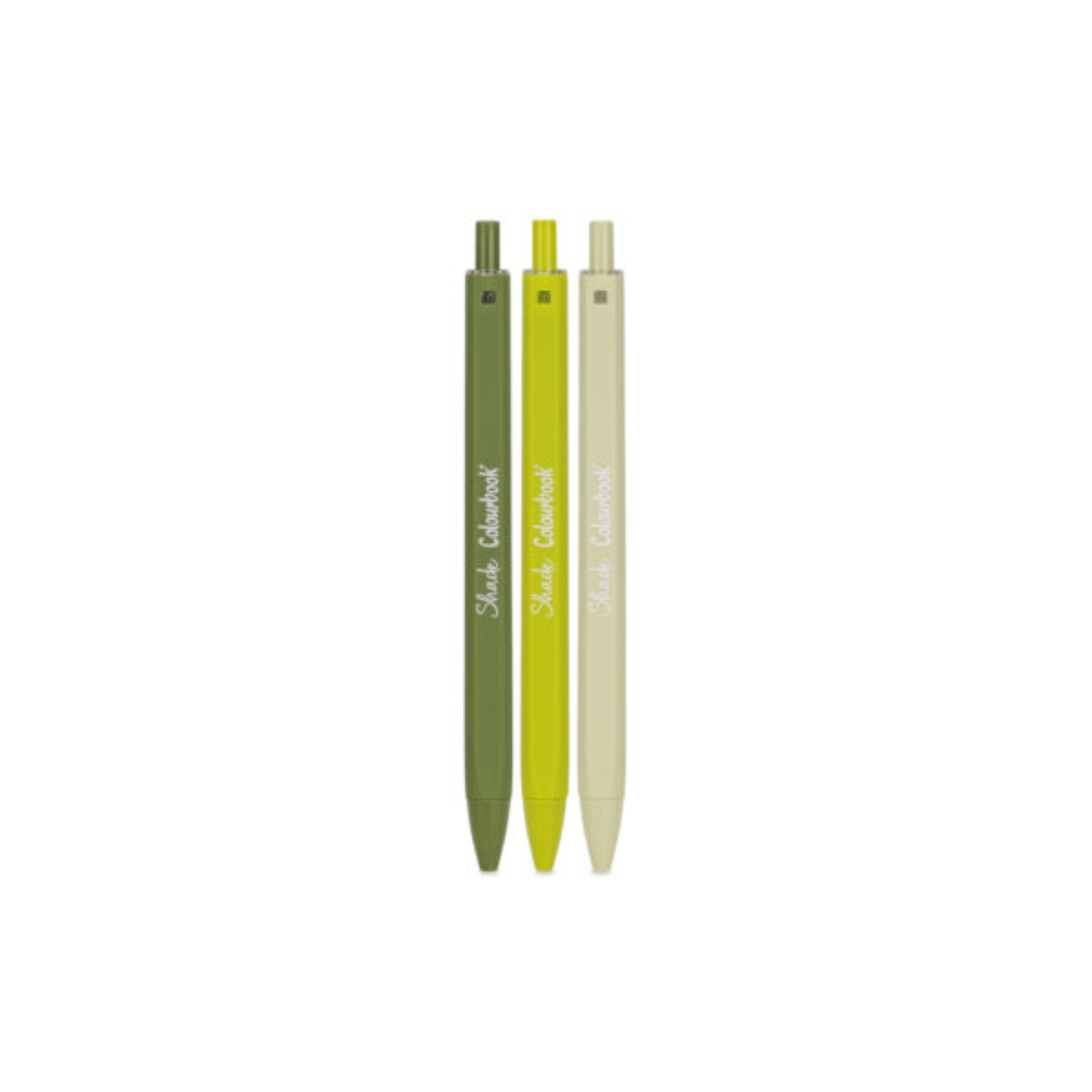 SET 3 PENNE A SFERA SHADE COLOURBOOK INCHIOSTRO BLU SALVIA