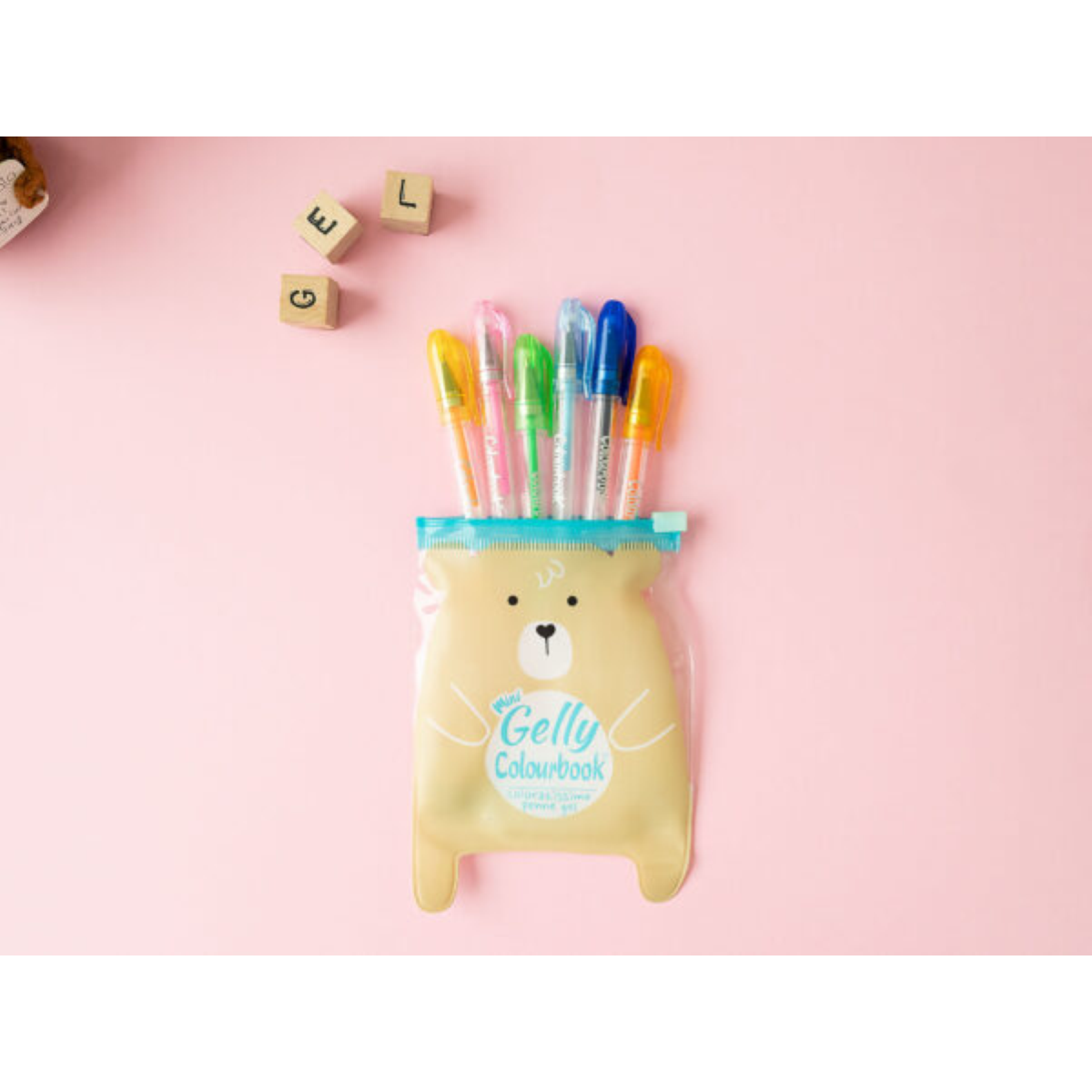 SET 6 PENNE GEL COLOURBOOK GELLY ART. COL24560