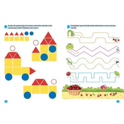 LIBRO GIOCHI E ATTIVITA' EDUCATIVE PER IMPARARE
