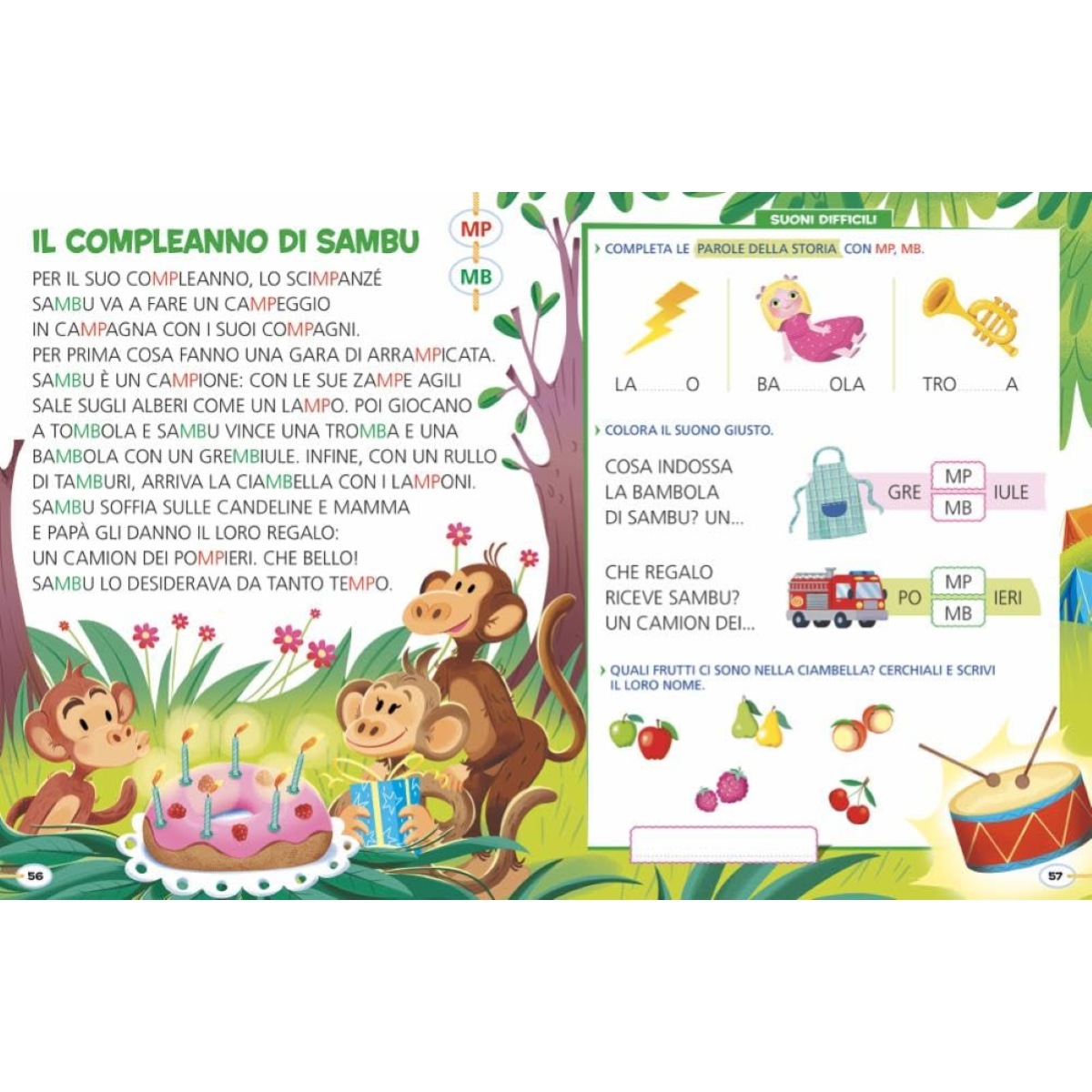 LIBRO STORIE FACILI PER IMPARARE A LEGGERE E A SCRIVERE