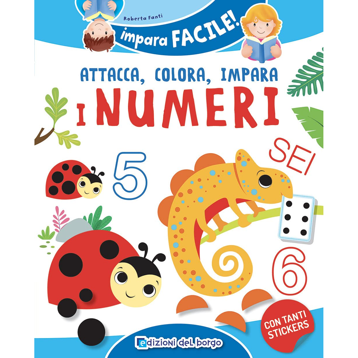 LIBRO ATTACCA COLORA IMPARA I NUMERI