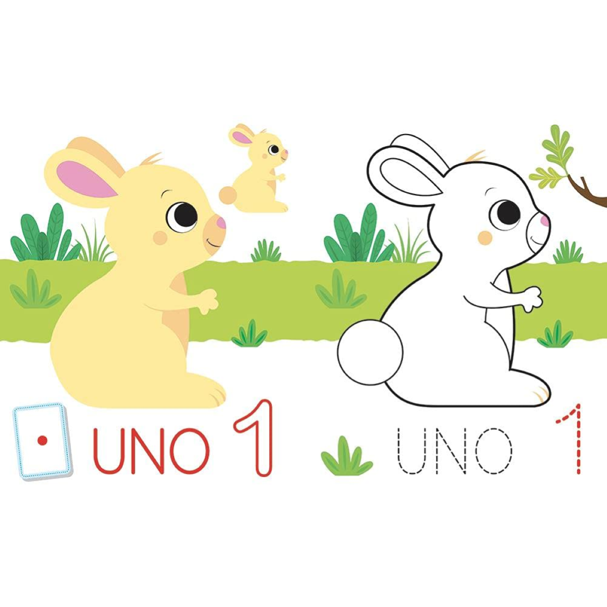 LIBRO ATTACCA COLORA IMPARA I NUMERI