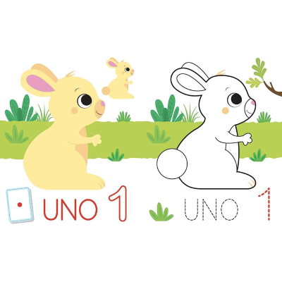 LIBRO ATTACCA COLORA IMPARA I NUMERI