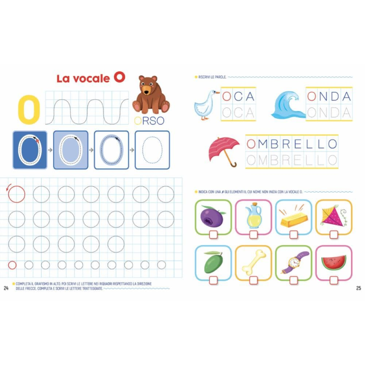 LIBRO CONOSCO LE LETTERE DELL'ALFABETO