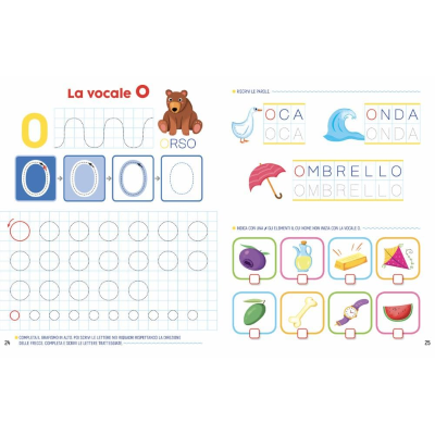 LIBRO CONOSCO LE LETTERE DELL'ALFABETO