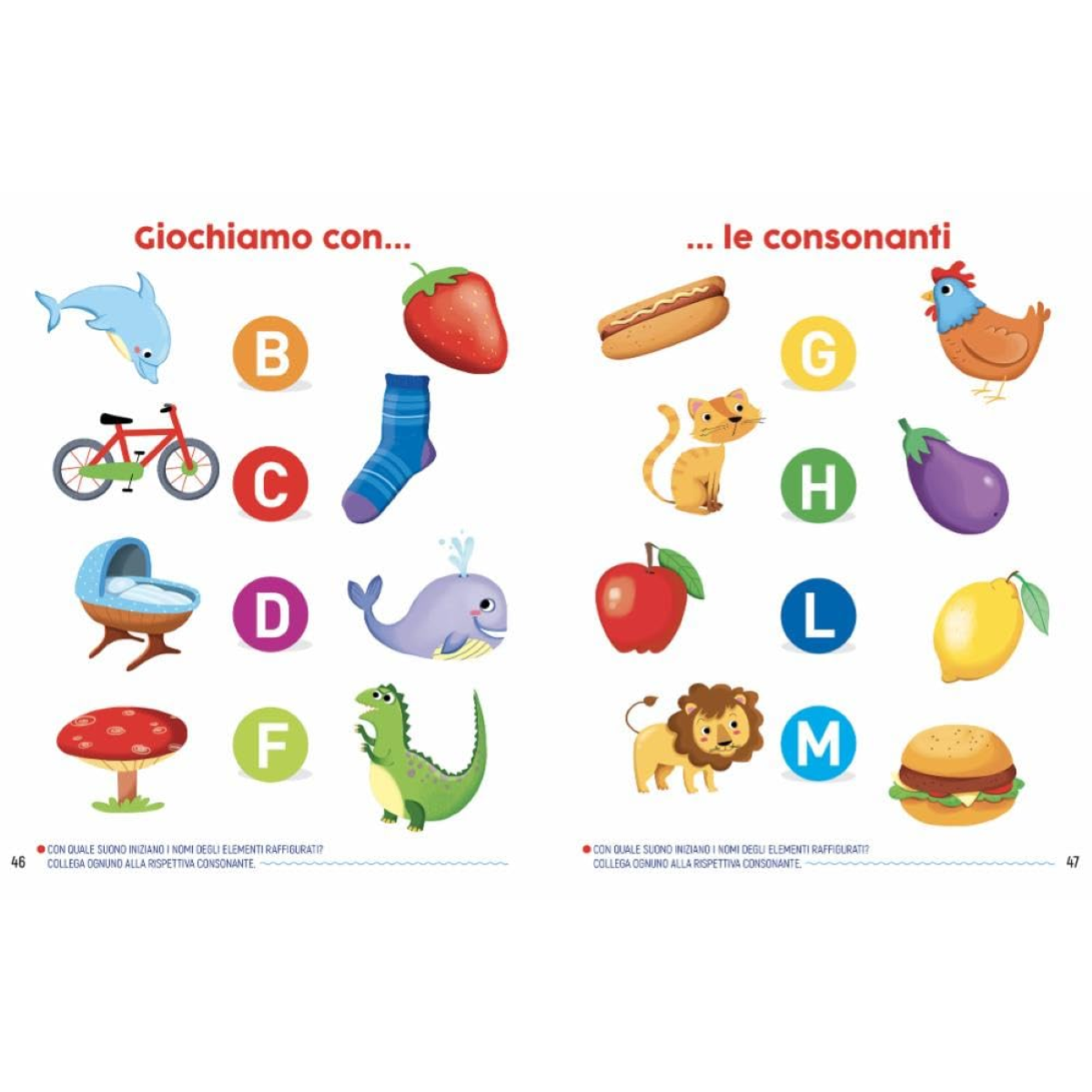 LIBRO CONOSCO LE LETTERE DELL'ALFABETO